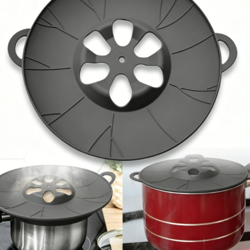 Food-Grade Silicone Spill-Proof Lid: High-Temperature Resistant, A Must-Have For Various Pots
