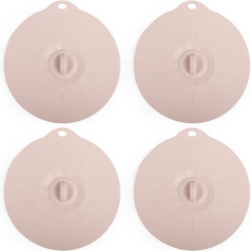 4"-12" Silicone Lids for Cups Bowls Plates Pans, Microwave Splatter Cover, Kitchen Containers Lids Cover for Food Storage, Small 5.9" 4 Pack