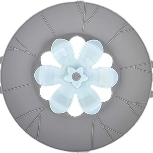Silicone Pot Lids - Anti Spill Lid Cover for Pans and Pots Boil, Fits Openings above 5.9" in Diameter, 1pc (11.42, Grey)