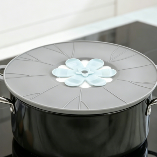 Heat-Resistant Silicone Splatter Guard: Microwave-Safe And Reusable